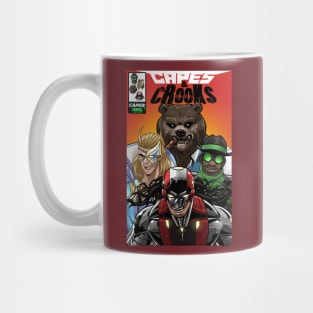 Capes And Crooks Comic Cover Mug